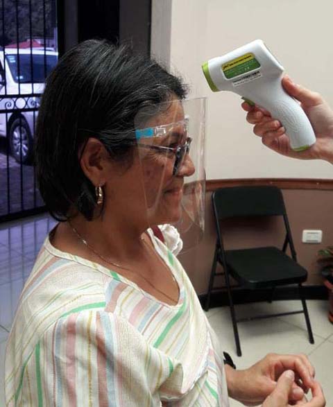 Toma de temperatura corporal